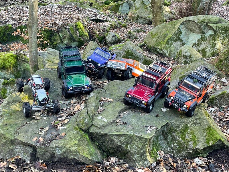 RC Crawler im Gelände